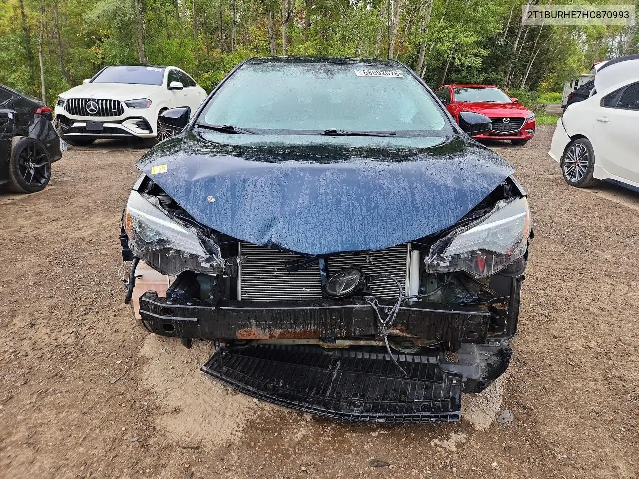 2017 TOYOTA COROLLA VIN 2T1BURHE7HC870993 — фото 5