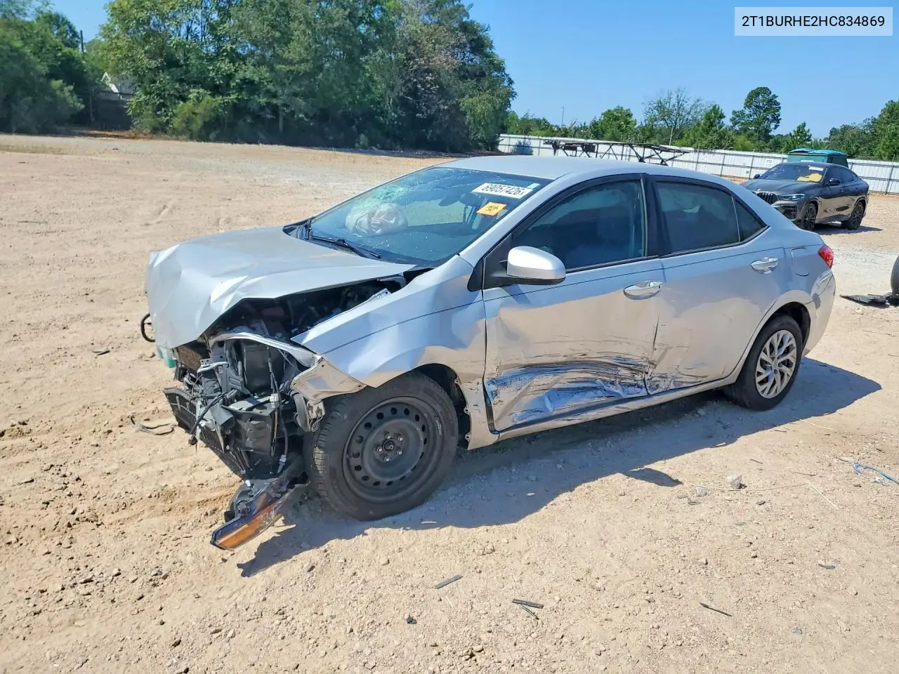 TOYOTA COROLLA 2017, VIN 2T1BURHE2HC834869