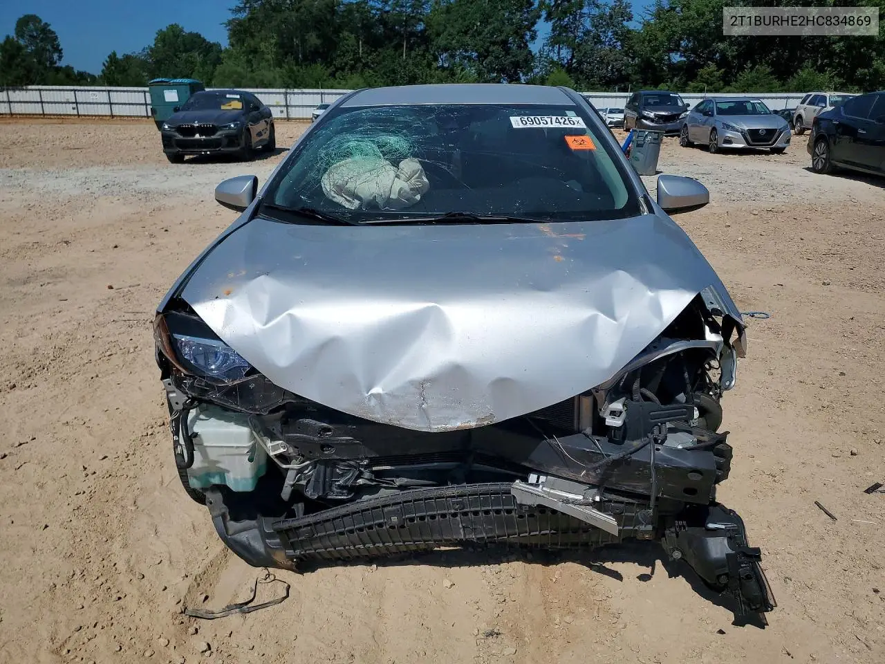 2017 TOYOTA COROLLA VIN 2T1BURHE2HC834869 — фото 5