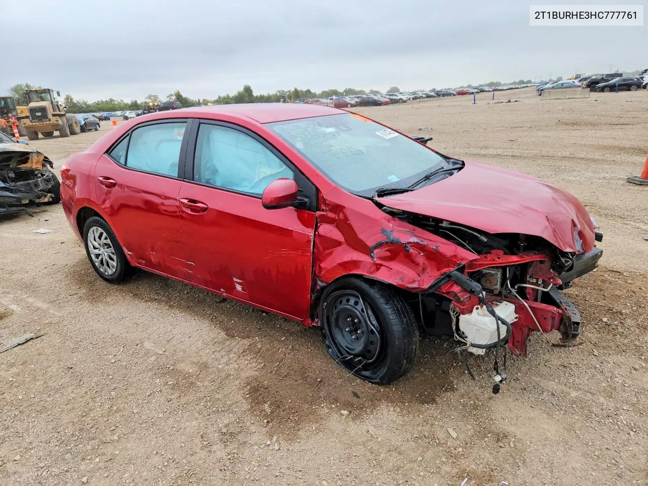 2017 TOYOTA COROLLA VIN 2T1BURHE3HC777761 — фото 4