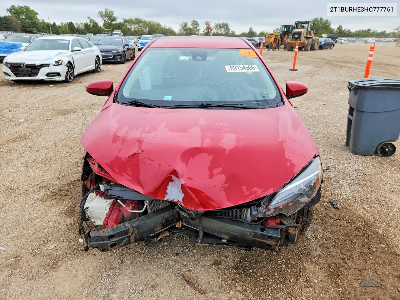 2017 TOYOTA COROLLA VIN 2T1BURHE3HC777761 — фото 5