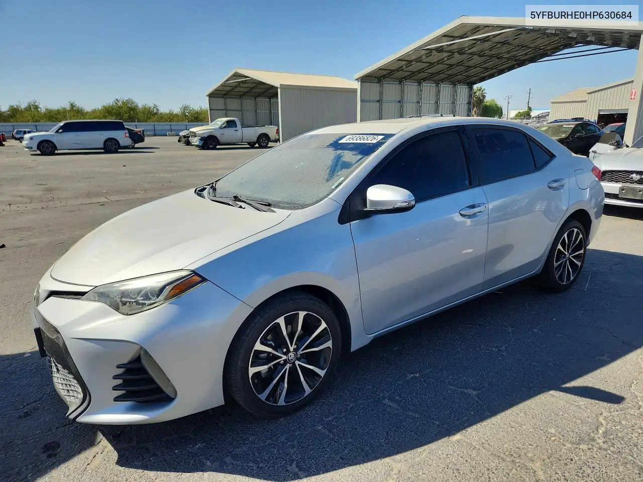 TOYOTA COROLLA 2017, VIN 5YFBURHE0HP630684