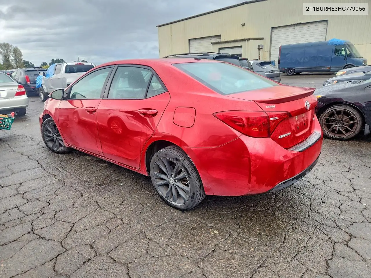 2017 TOYOTA COROLLA VIN 2T1BURHE3HC779056 — фото 2