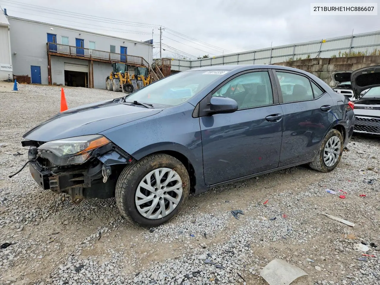 TOYOTA COROLLA 2017, VIN 2T1BURHE1HC886607