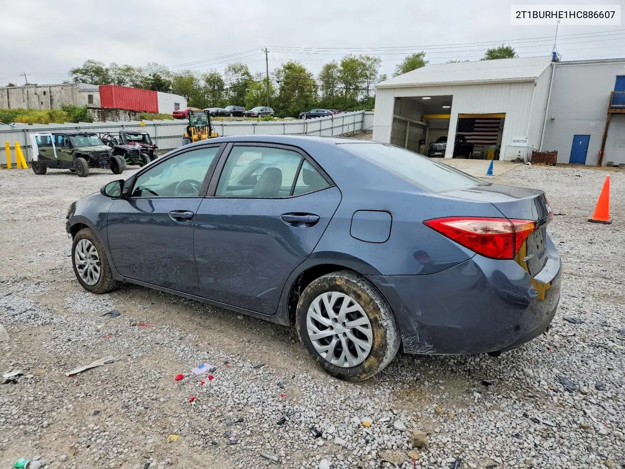 2017 TOYOTA COROLLA VIN 2T1BURHE1HC886607 — фото 2