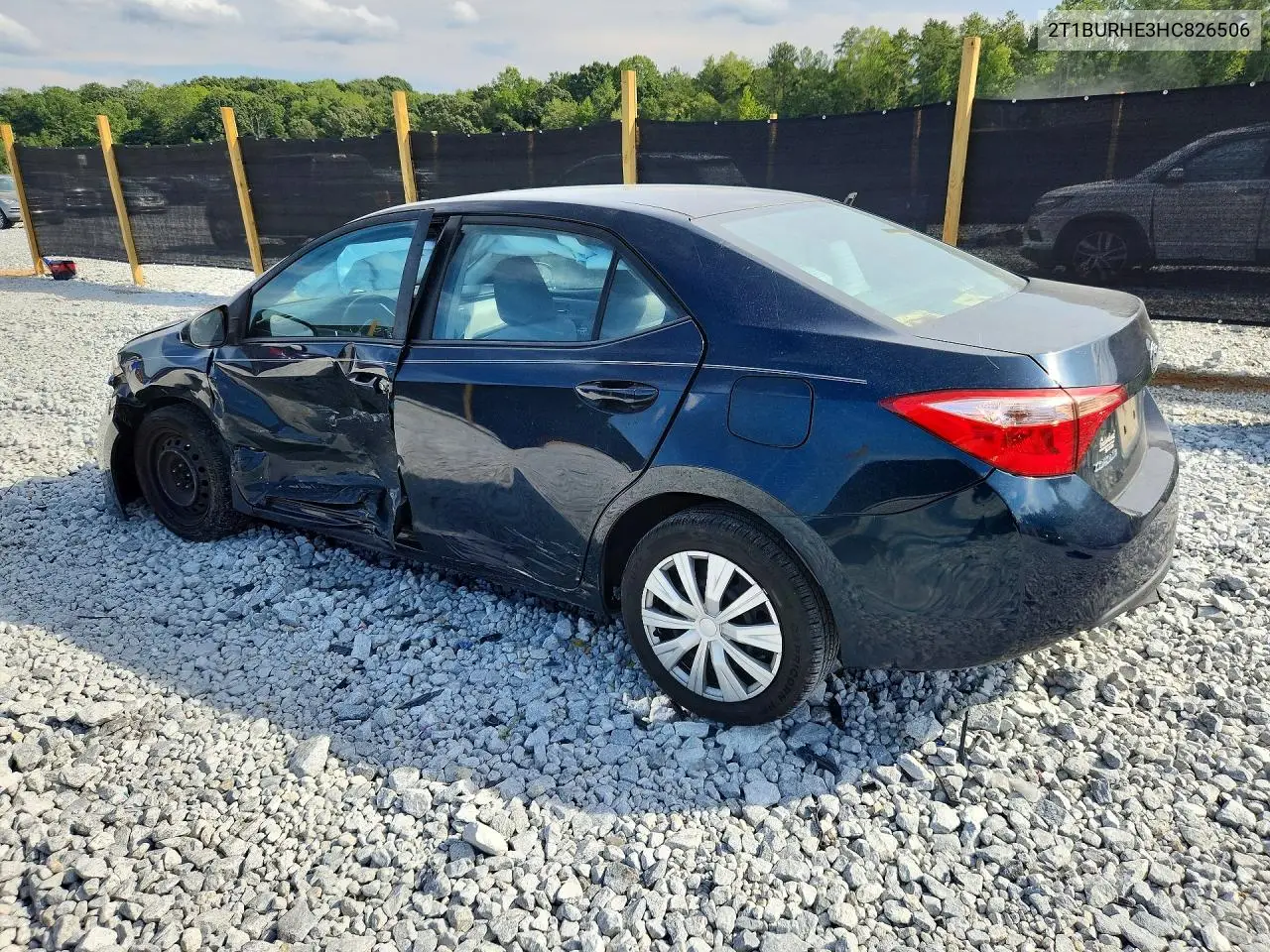 2017 TOYOTA COROLLA VIN 2T1BURHE3HC826506 — фото 2