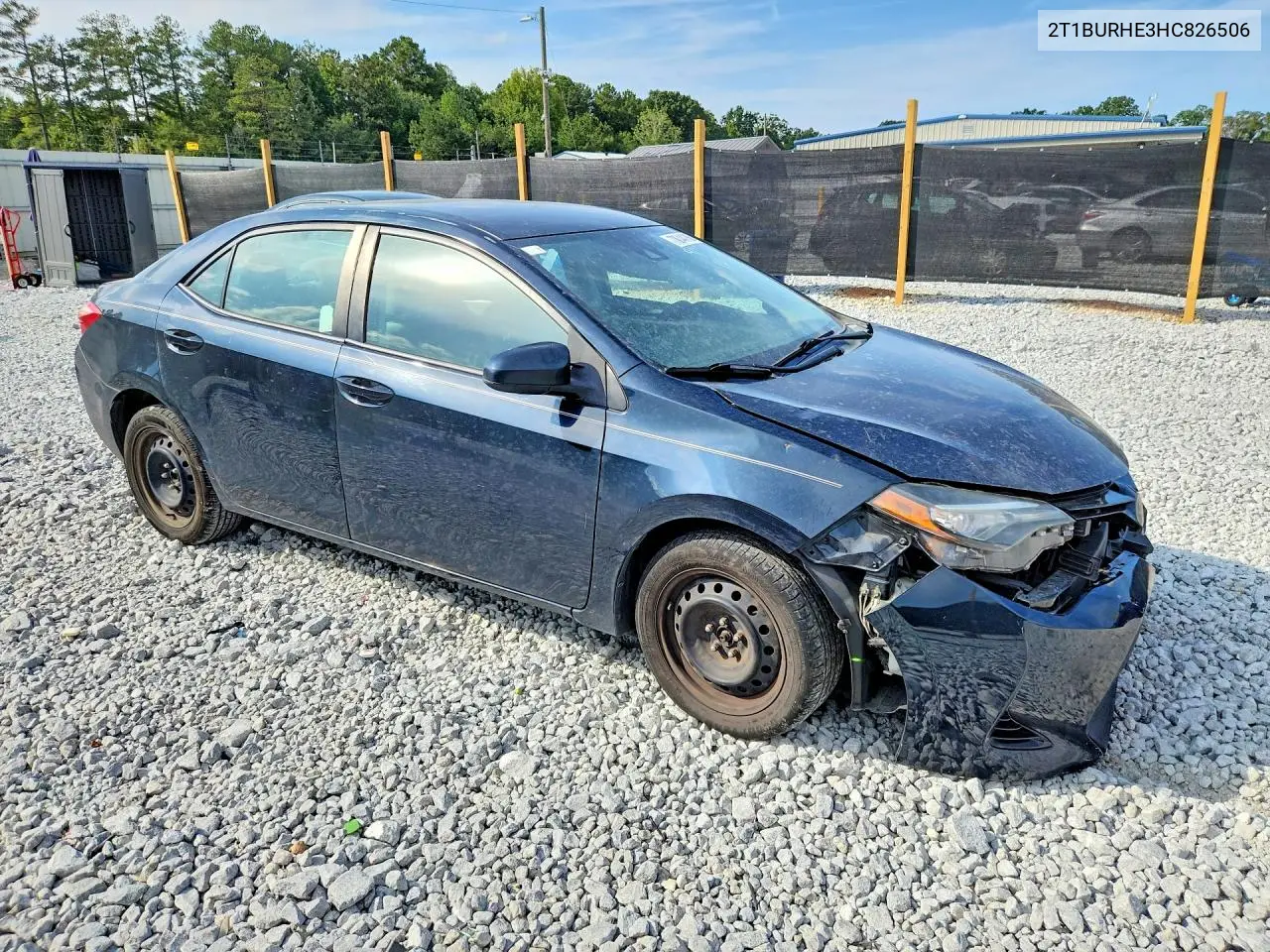2017 TOYOTA COROLLA VIN 2T1BURHE3HC826506 — фото 4
