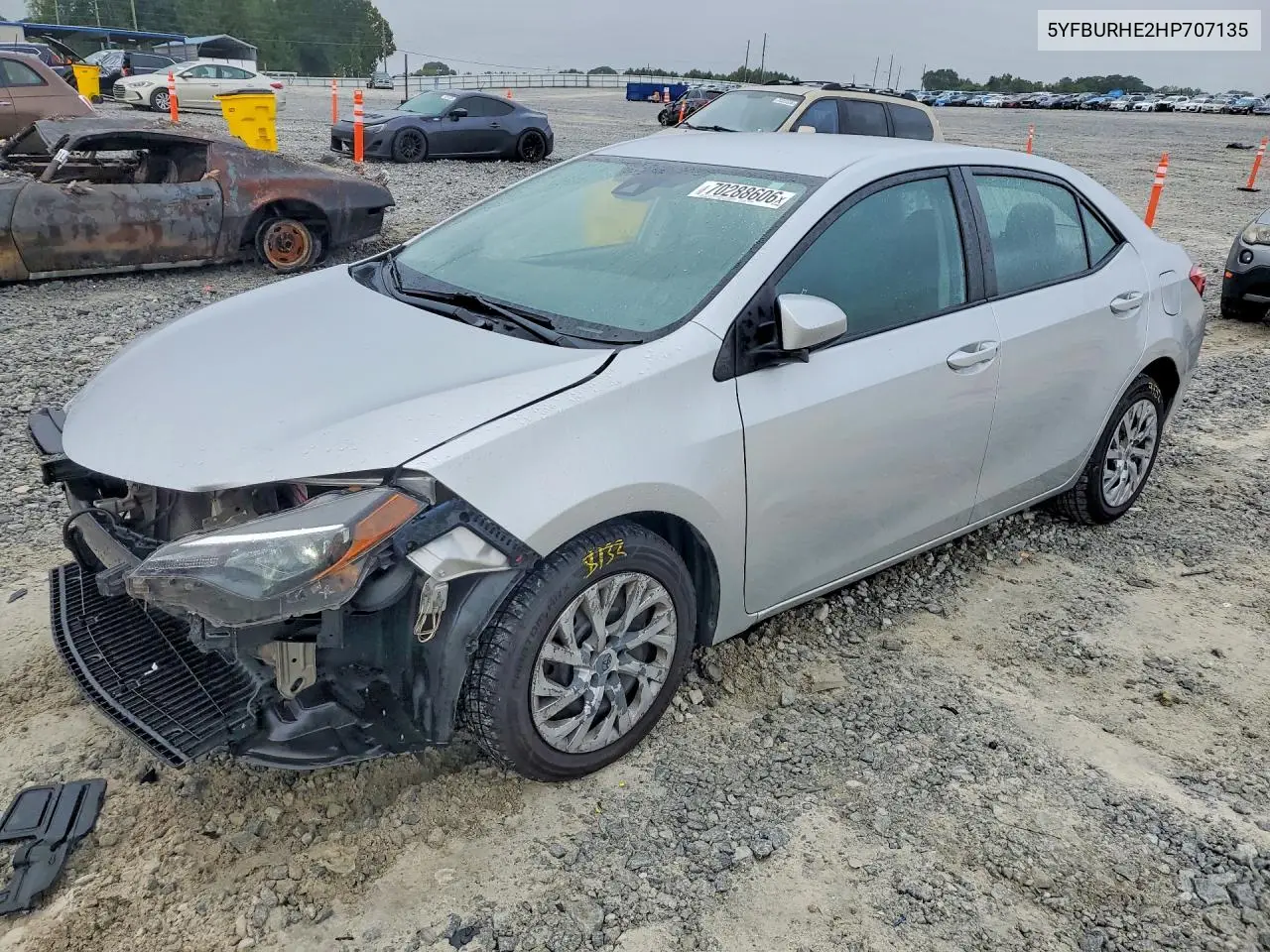 TOYOTA COROLLA 2017, VIN 5YFBURHE2HP707135