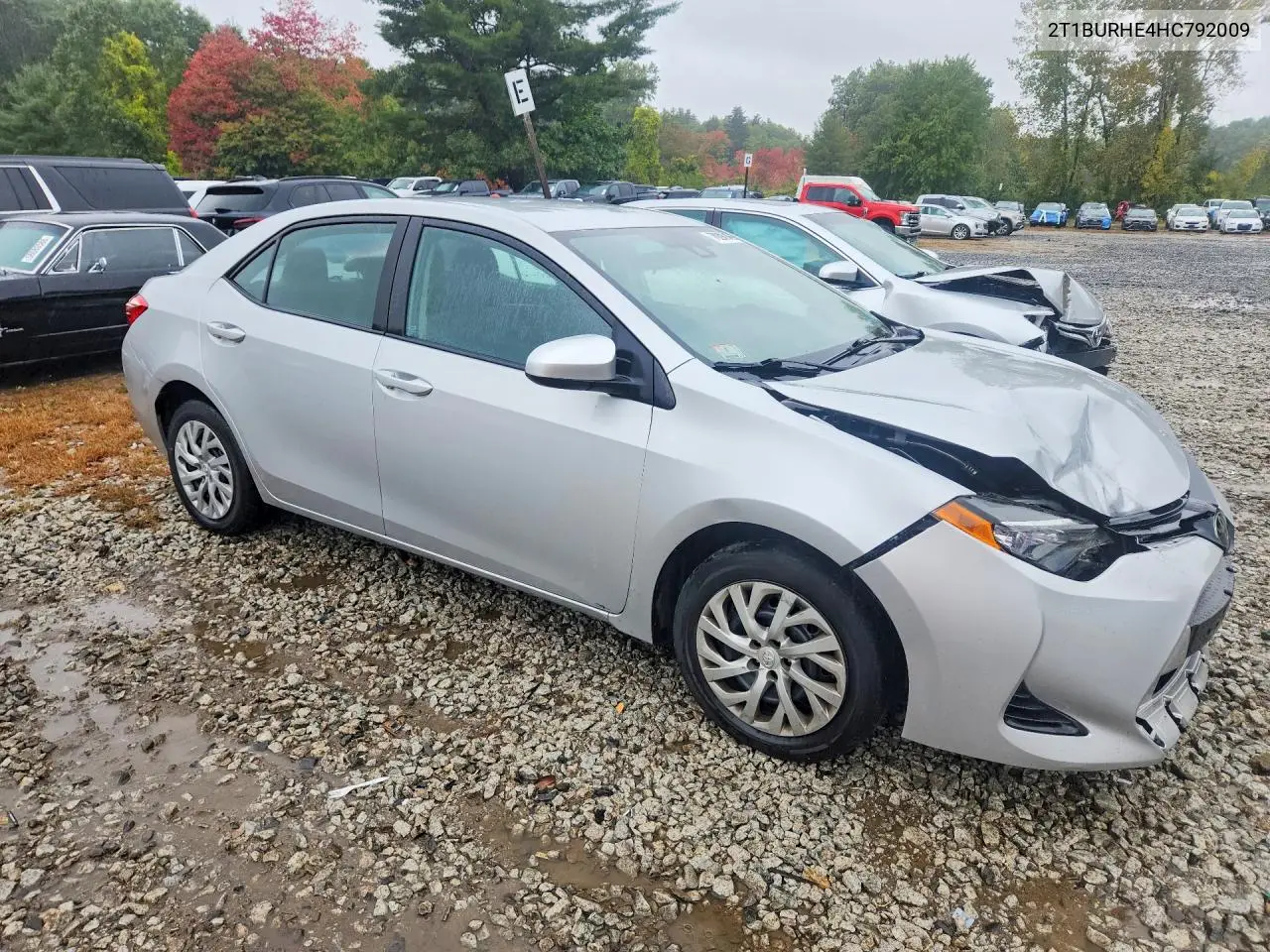 2017 TOYOTA COROLLA VIN 2T1BURHE4HC792009 — фото 4