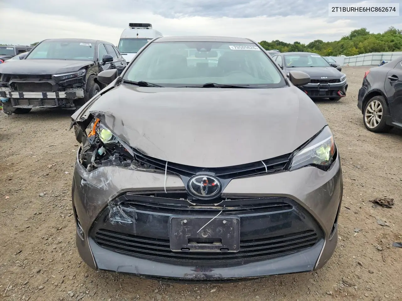 2017 TOYOTA COROLLA VIN 2T1BURHE6HC862674 — фото 5