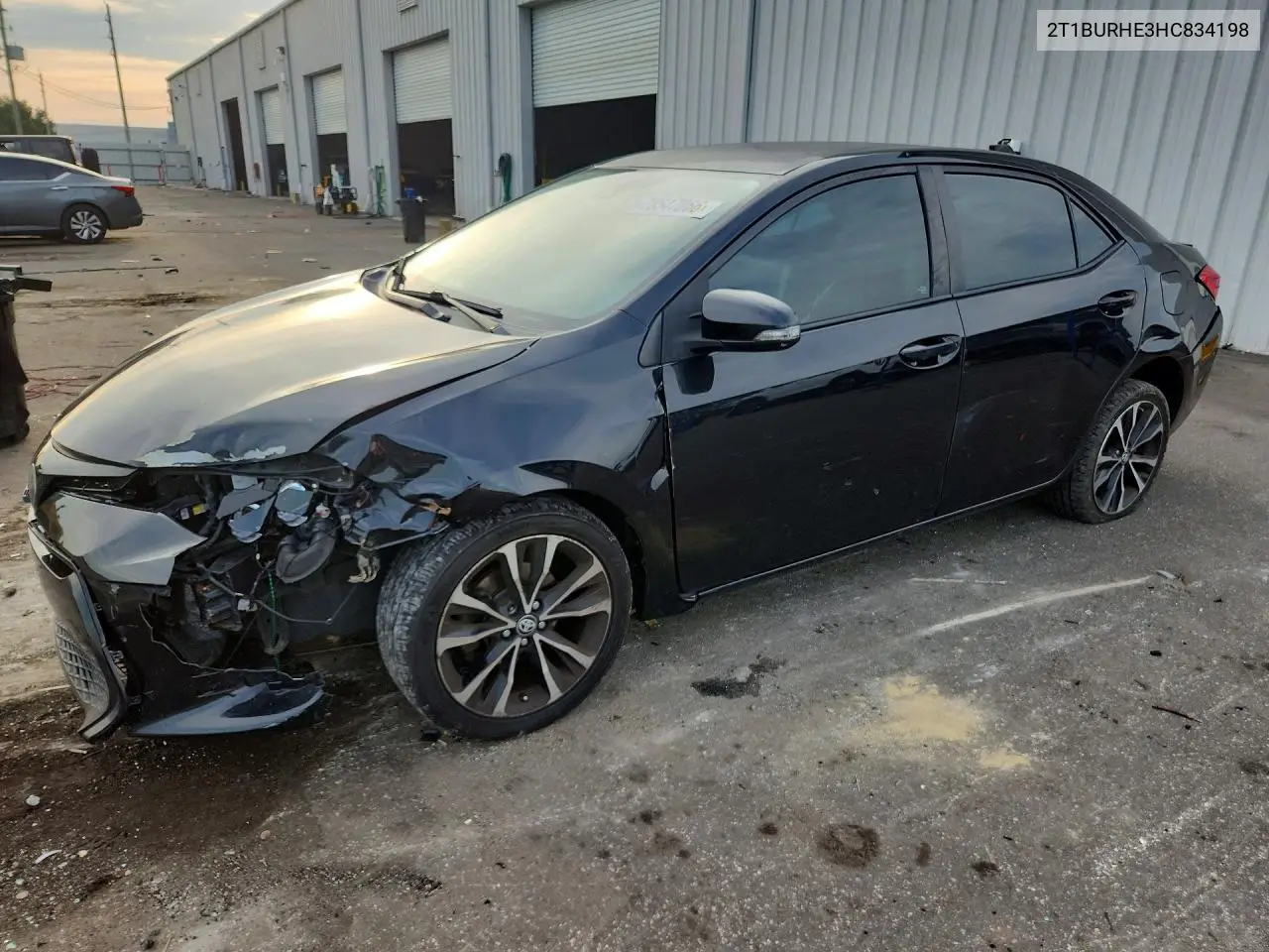 TOYOTA COROLLA 2017, VIN 2T1BURHE3HC834198