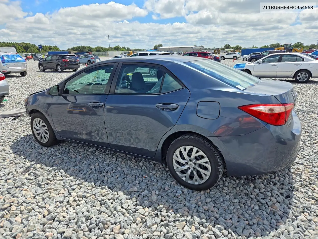 2017 TOYOTA COROLLA VIN 2T1BURHE4HC954558 — фото 2