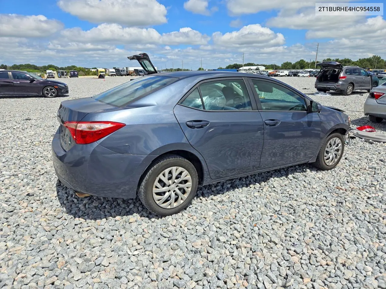 2017 TOYOTA COROLLA VIN 2T1BURHE4HC954558 — фото 3