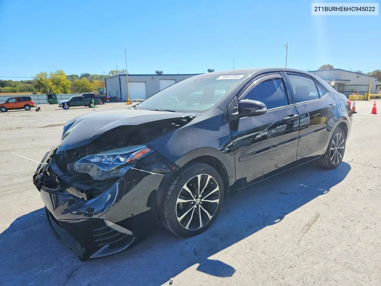 TOYOTA COROLLA 2017, VIN 2T1BURHE6HC945022