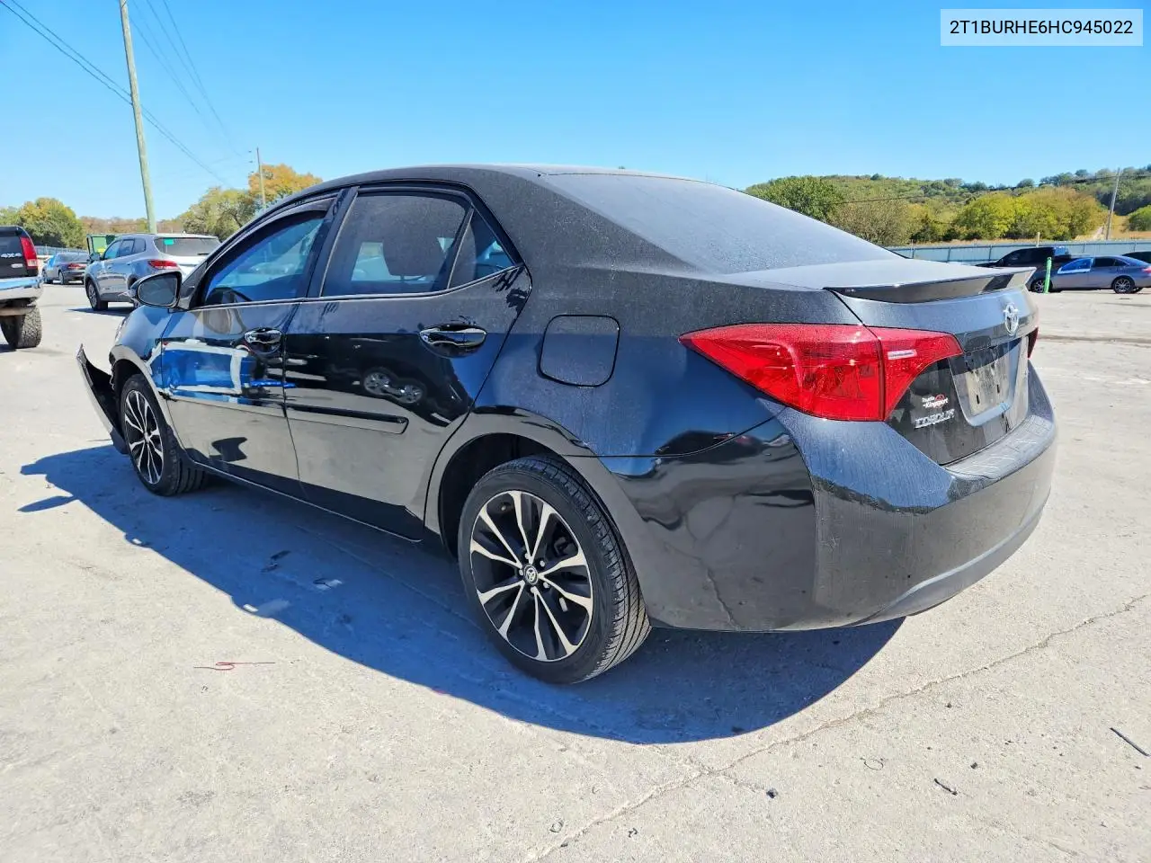 2017 TOYOTA COROLLA VIN 2T1BURHE6HC945022 — фото 2