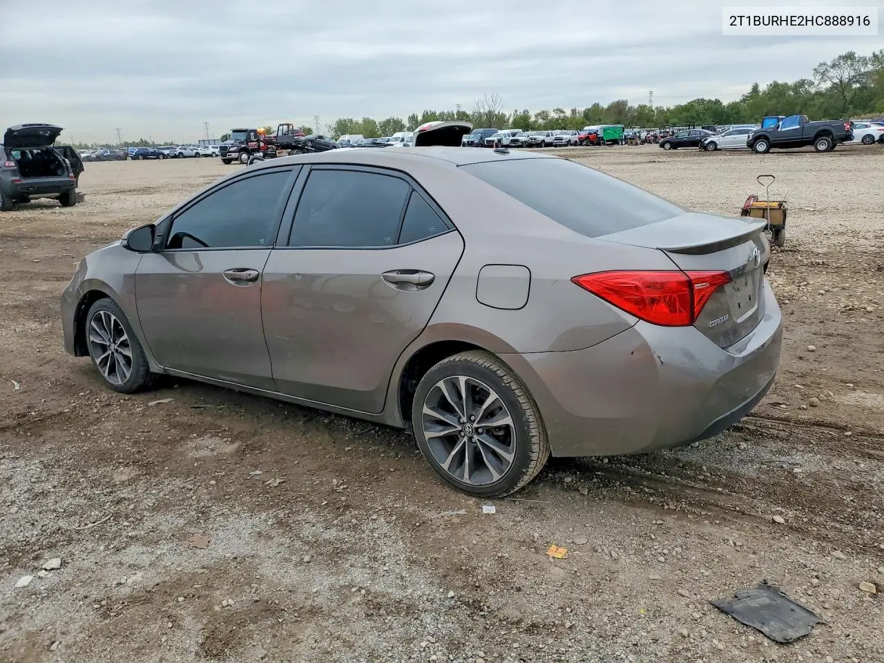 2017 TOYOTA COROLLA VIN 2T1BURHE2HC888916 — фото 2