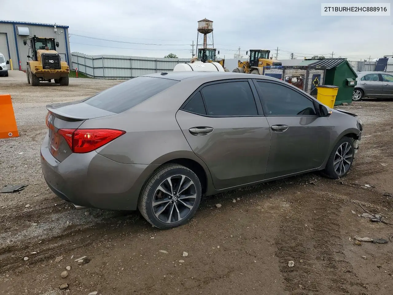 2017 TOYOTA COROLLA VIN 2T1BURHE2HC888916 — фото 3