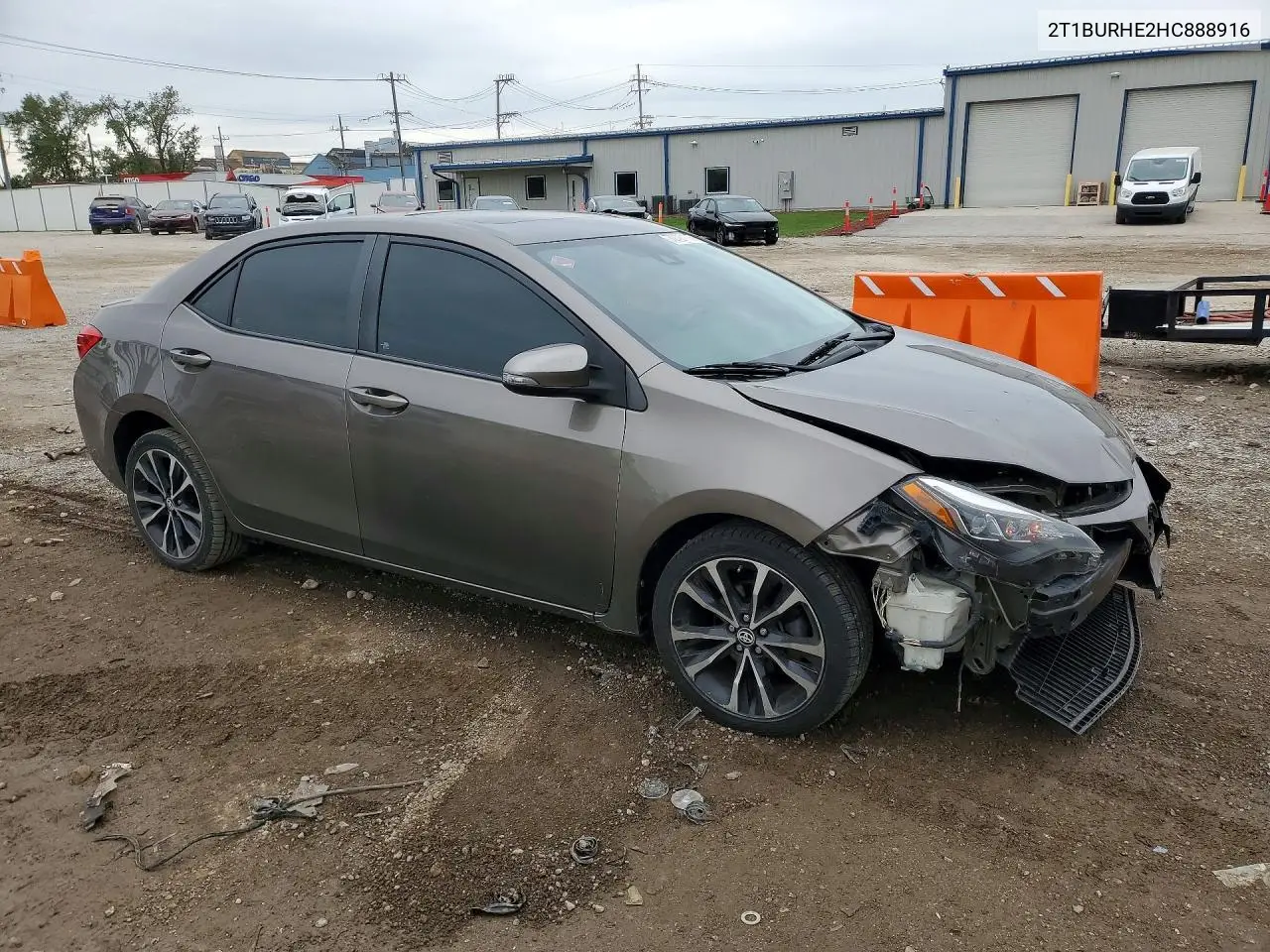 2017 TOYOTA COROLLA VIN 2T1BURHE2HC888916 — фото 4