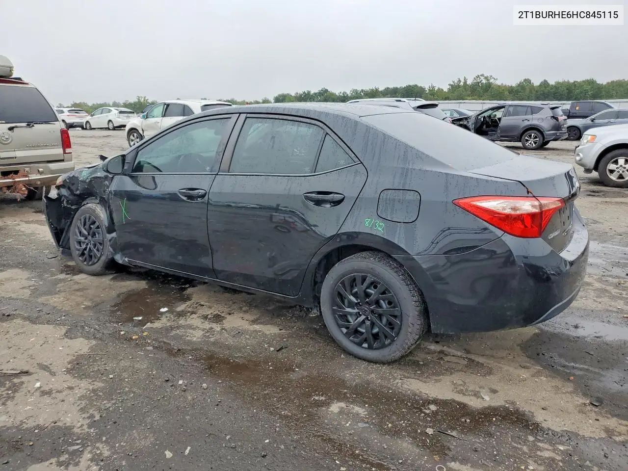 2017 TOYOTA COROLLA VIN 2T1BURHE6HC845115 — фото 2