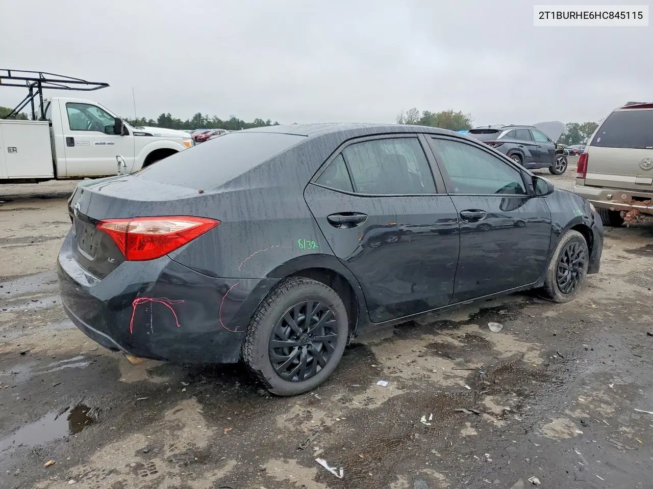 2017 TOYOTA COROLLA VIN 2T1BURHE6HC845115 — фото 3