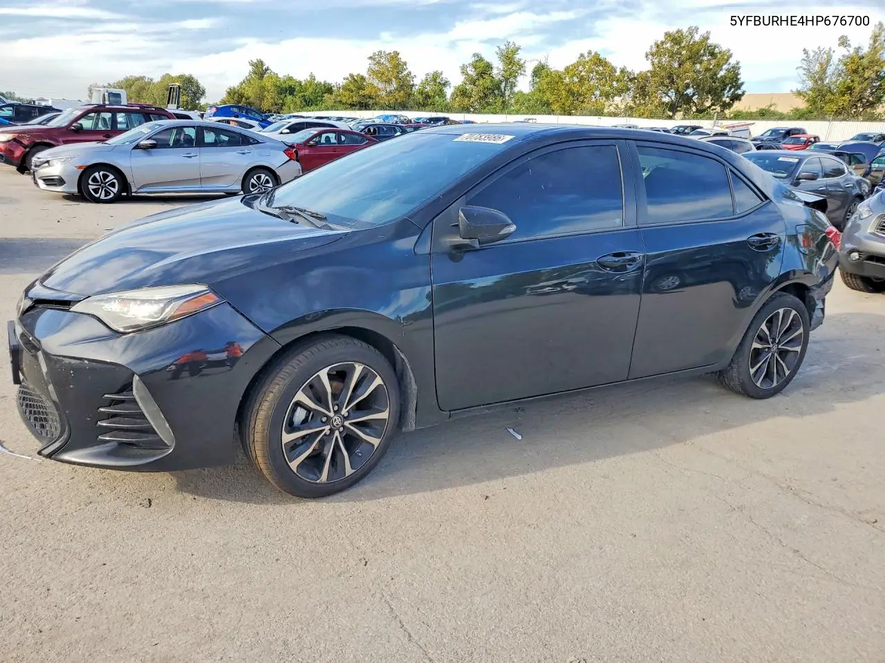 TOYOTA COROLLA 2017, VIN 5YFBURHE4HP676700