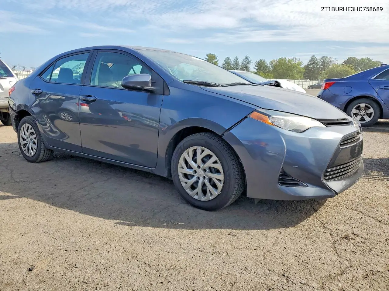 2017 TOYOTA COROLLA VIN 2T1BURHE3HC758689 — фото 4