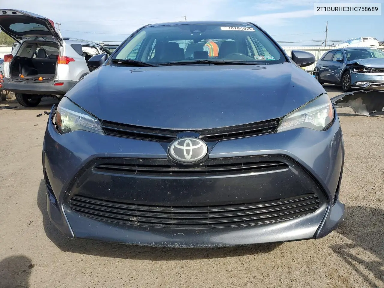 2017 TOYOTA COROLLA VIN 2T1BURHE3HC758689 — фото 5