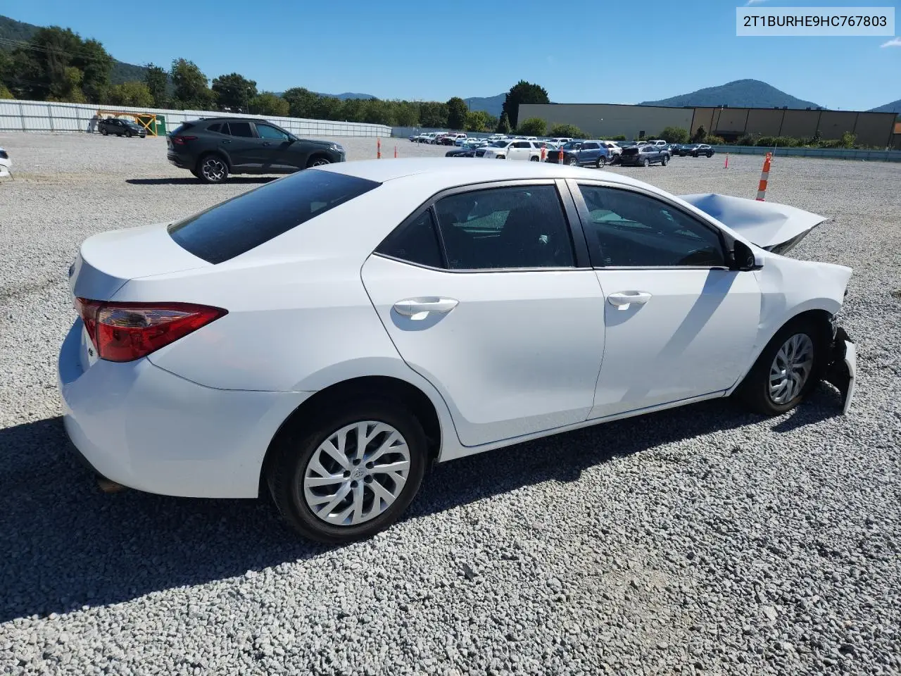 2017 TOYOTA COROLLA VIN 2T1BURHE9HC767803 — фото 3