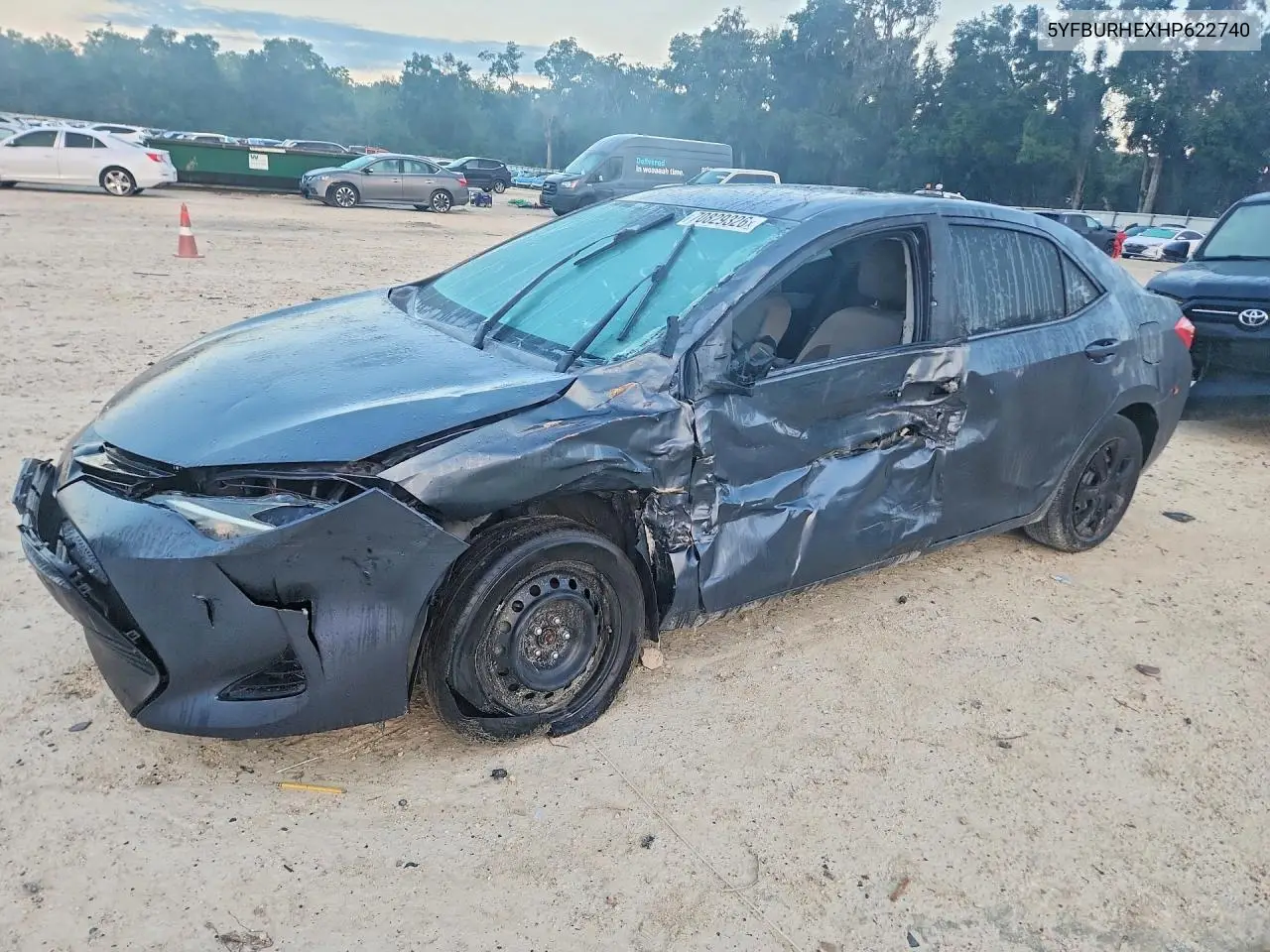 TOYOTA COROLLA 2017, VIN 5YFBURHEXHP622740