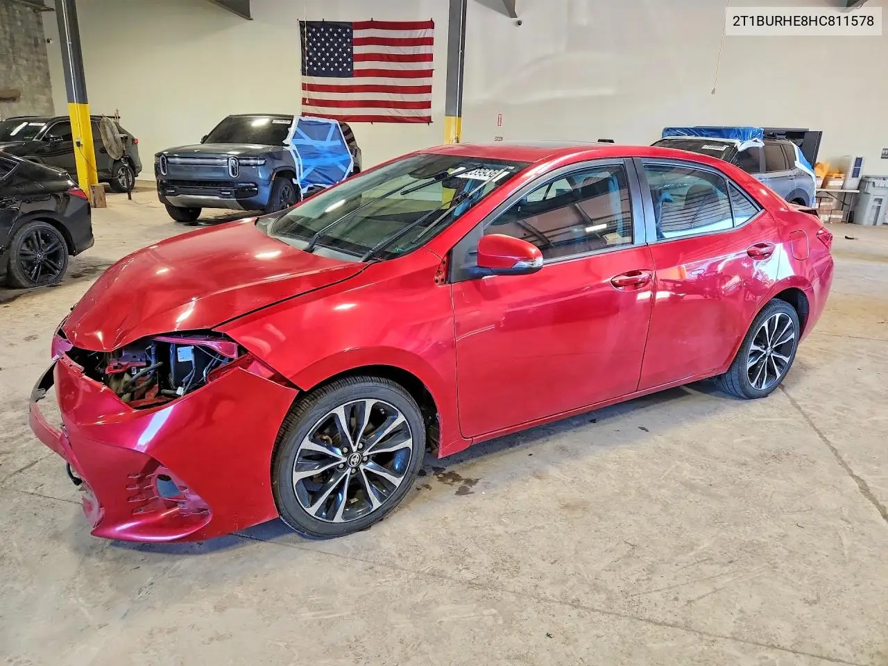 TOYOTA COROLLA 2017, VIN 2T1BURHE8HC811578
