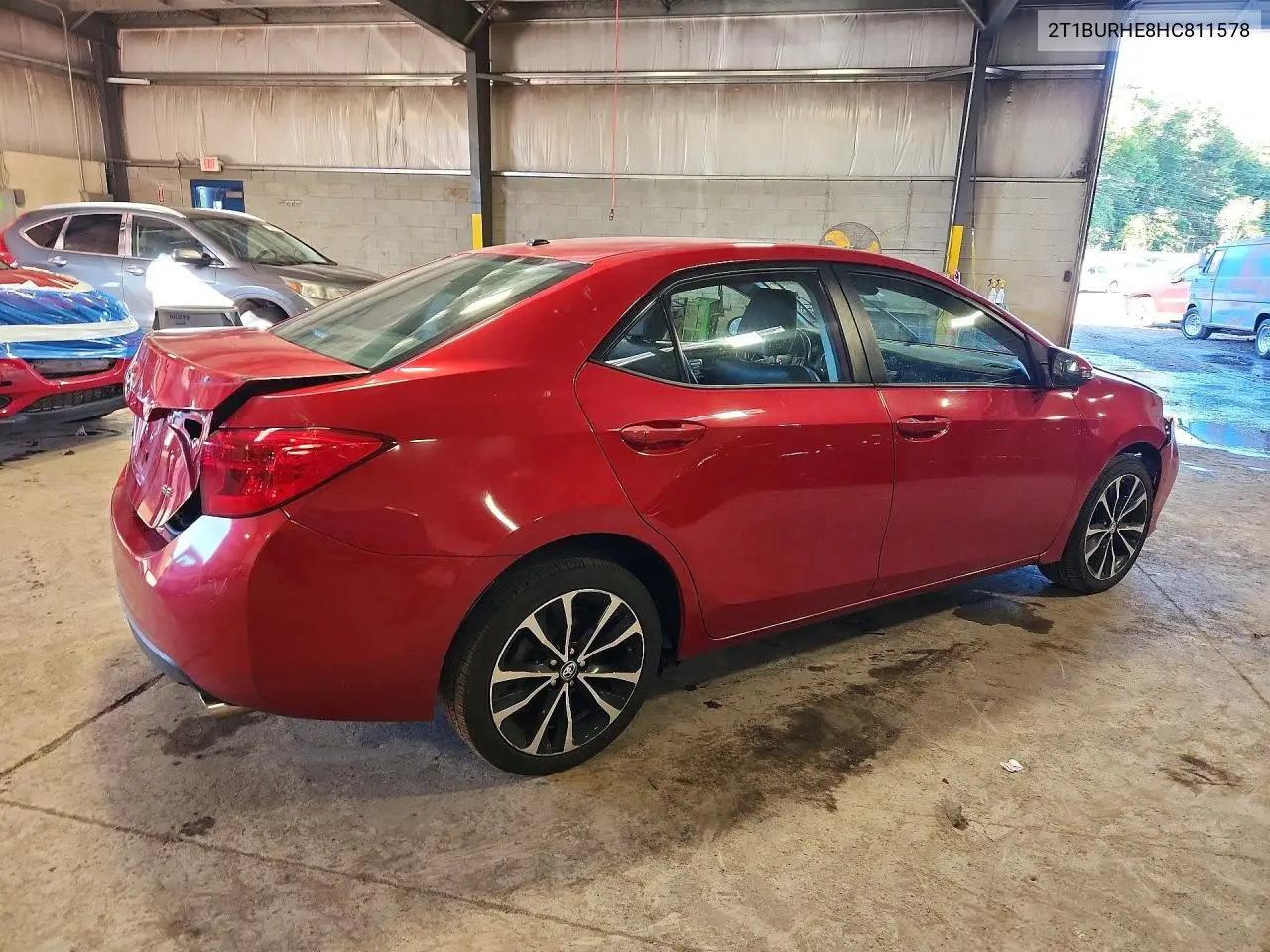 2017 TOYOTA COROLLA VIN 2T1BURHE8HC811578 — фото 3