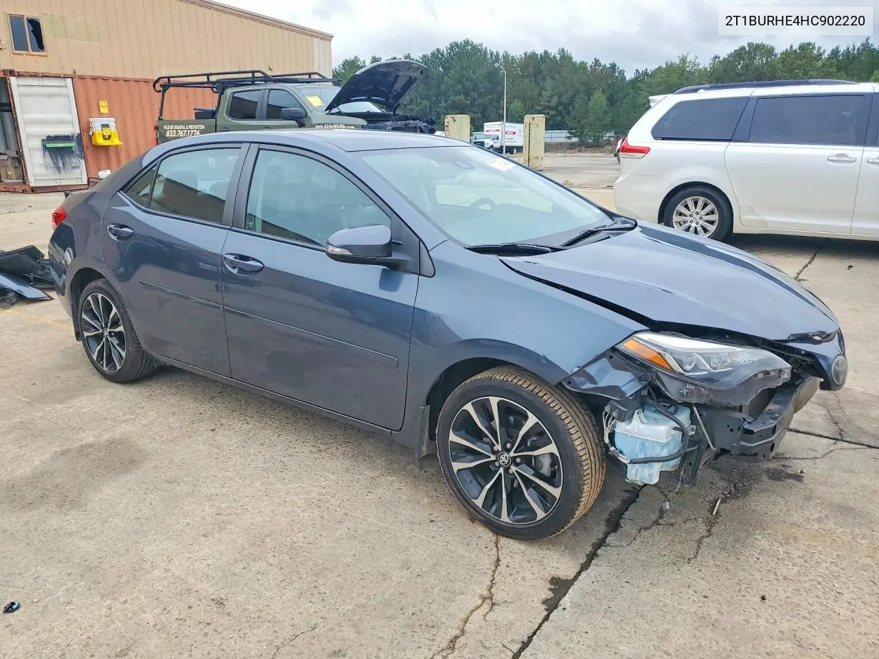 2017 TOYOTA COROLLA VIN 2T1BURHE4HC902220 — фото 4