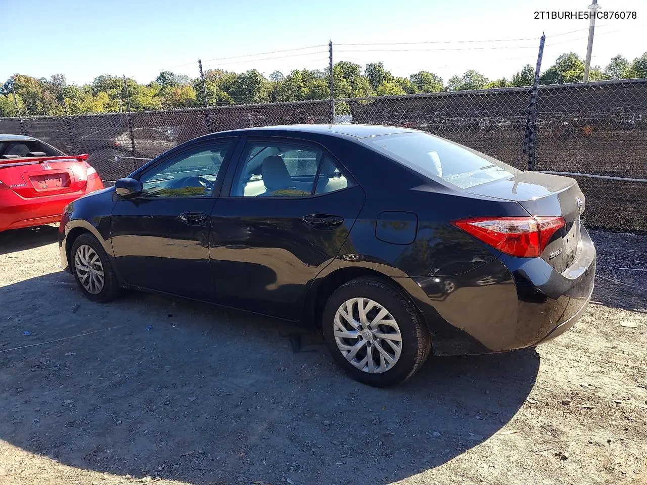 2017 TOYOTA COROLLA VIN 2T1BURHE5HC876078 — фото 2