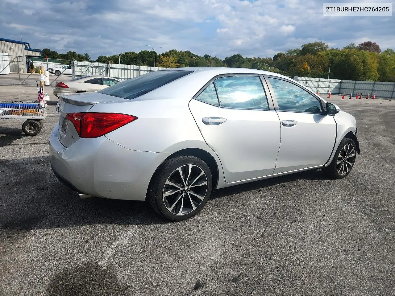 2017 TOYOTA COROLLA VIN 2T1BURHE7HC764205 — фото 3