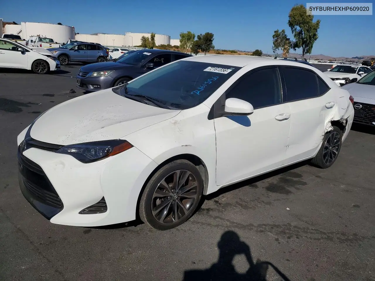 TOYOTA COROLLA 2017, VIN 5YFBURHEXHP609020