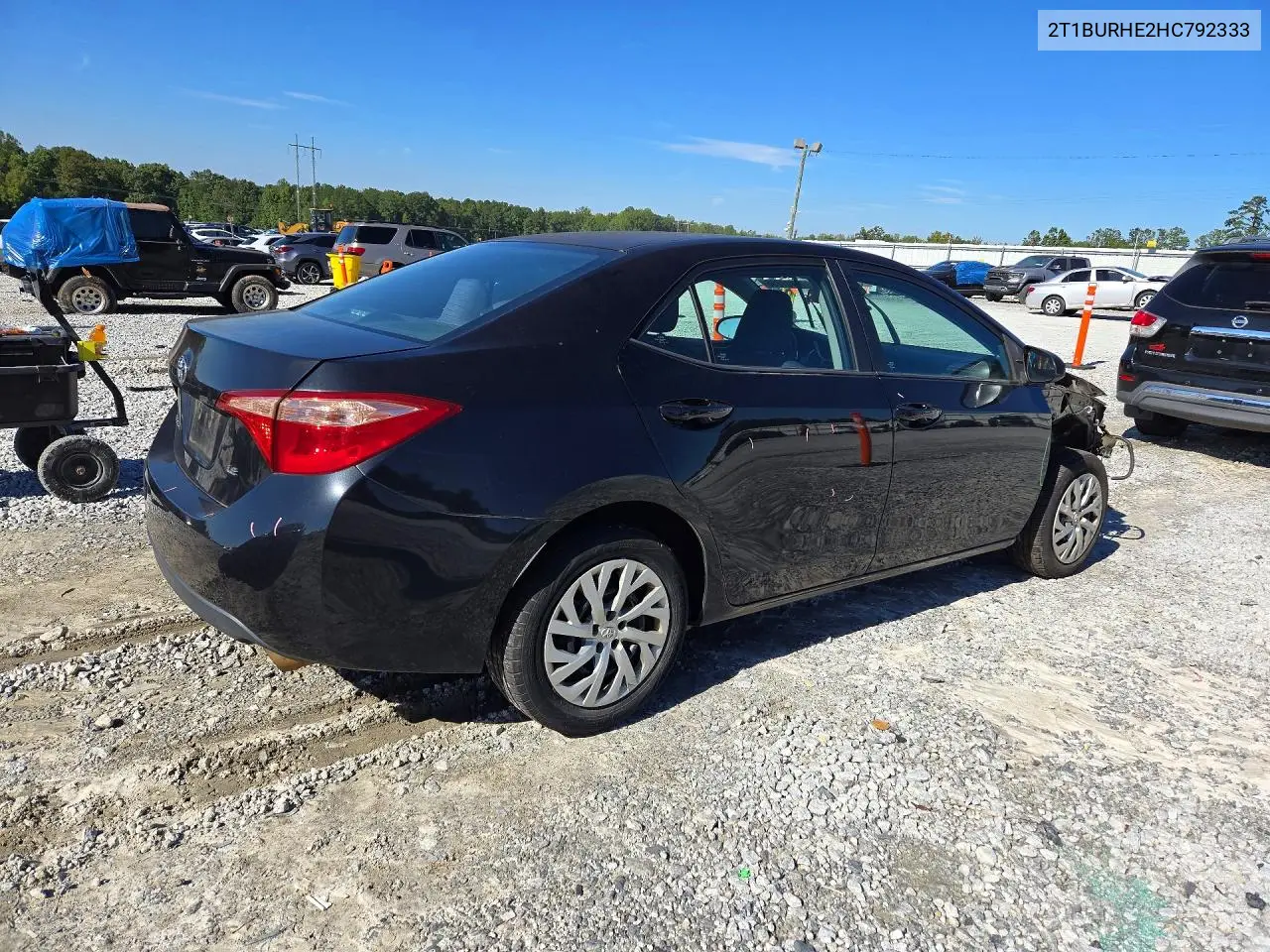 2017 TOYOTA COROLLA VIN 2T1BURHE2HC792333 — фото 3