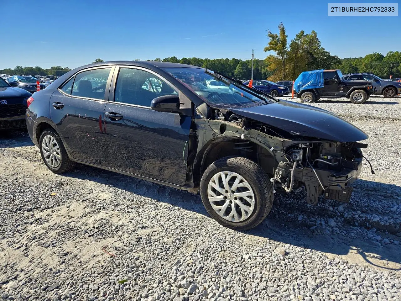 2017 TOYOTA COROLLA VIN 2T1BURHE2HC792333 — фото 4