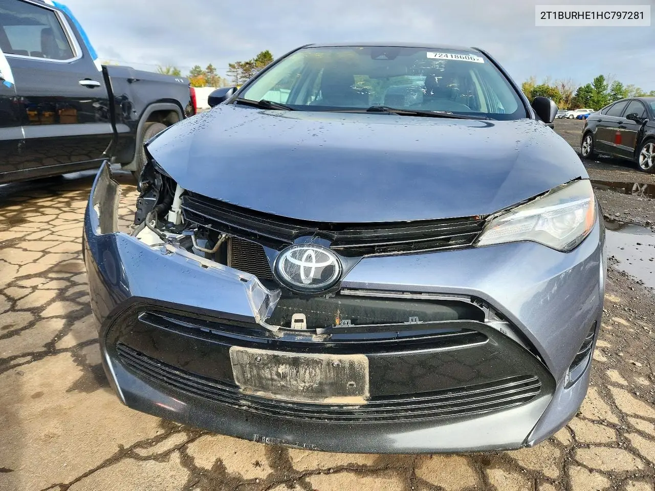 2017 TOYOTA COROLLA VIN 2T1BURHE1HC797281 — фото 5
