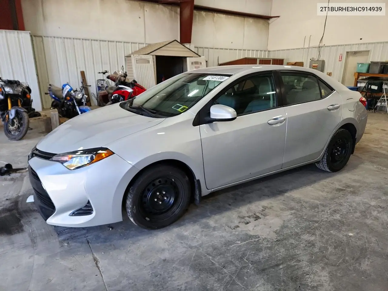TOYOTA COROLLA 2017, VIN 2T1BURHE3HC914939