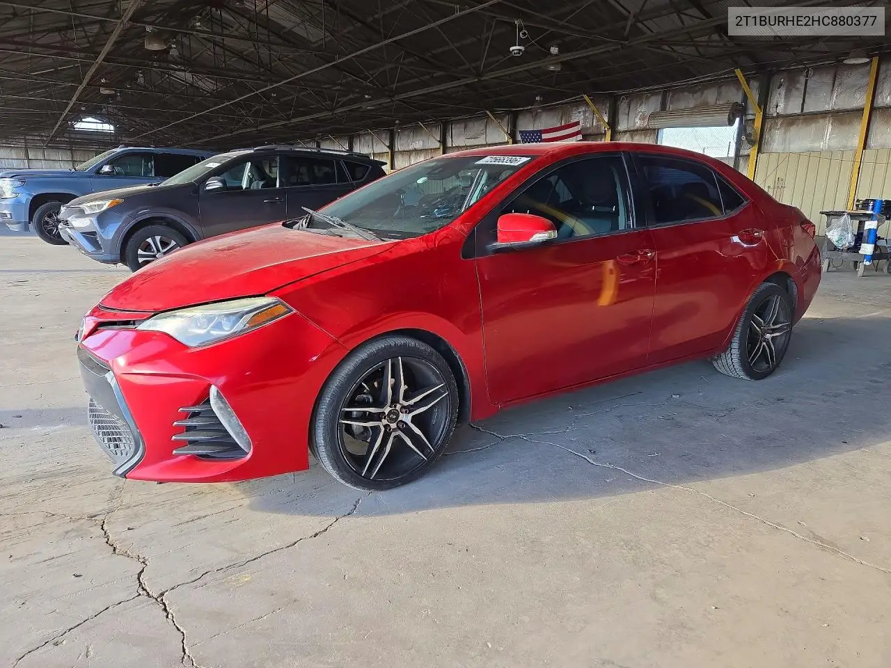 TOYOTA COROLLA 2017, VIN 2T1BURHE2HC880377