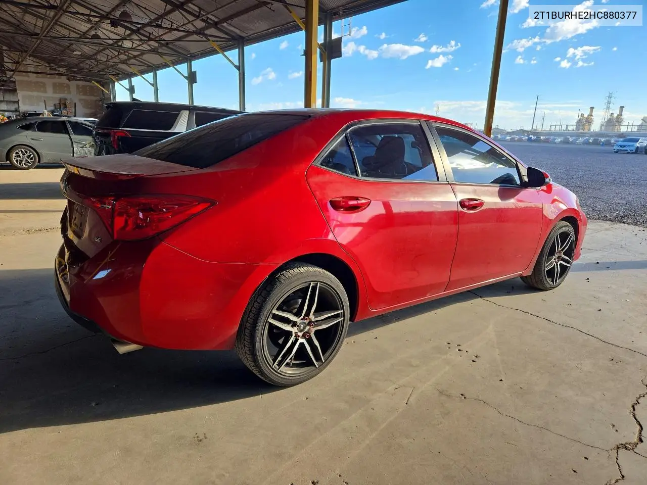 2017 TOYOTA COROLLA VIN 2T1BURHE2HC880377 — фото 3