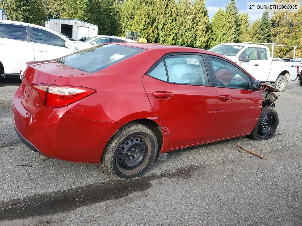 2017 TOYOTA COROLLA VIN 2T1BURHE7HC906035 — фото 3