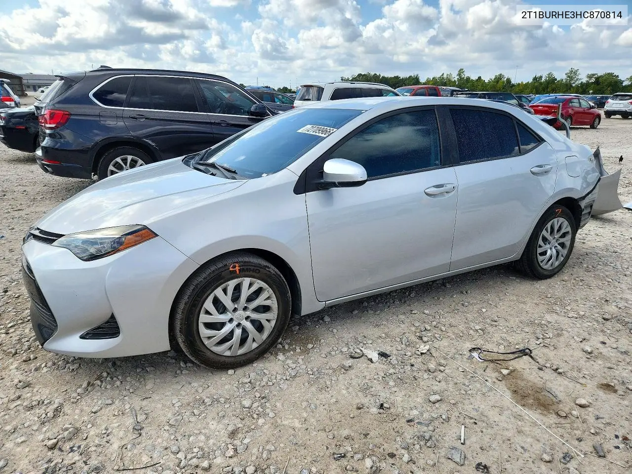 TOYOTA COROLLA 2017, VIN 2T1BURHE3HC870814