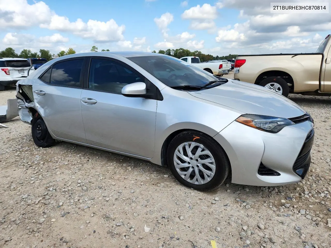 2017 TOYOTA COROLLA VIN 2T1BURHE3HC870814 — фото 4