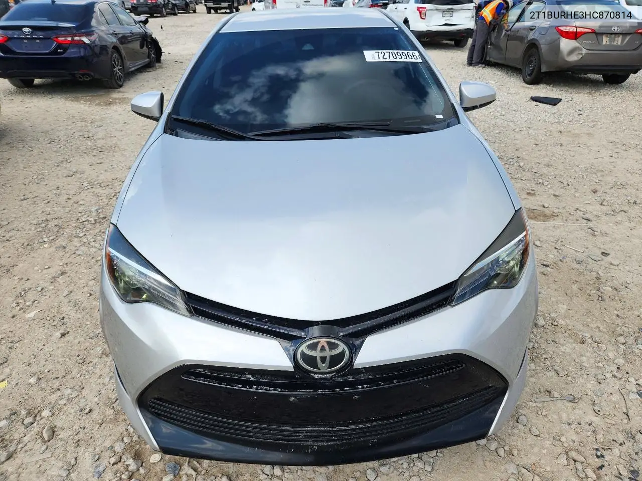 2017 TOYOTA COROLLA VIN 2T1BURHE3HC870814 — фото 5
