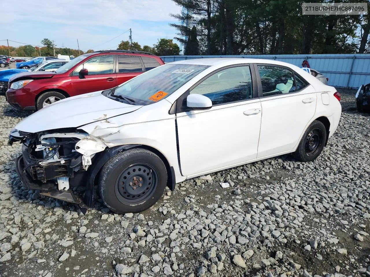 TOYOTA COROLLA 2017, VIN 2T1BURHE7HC887096