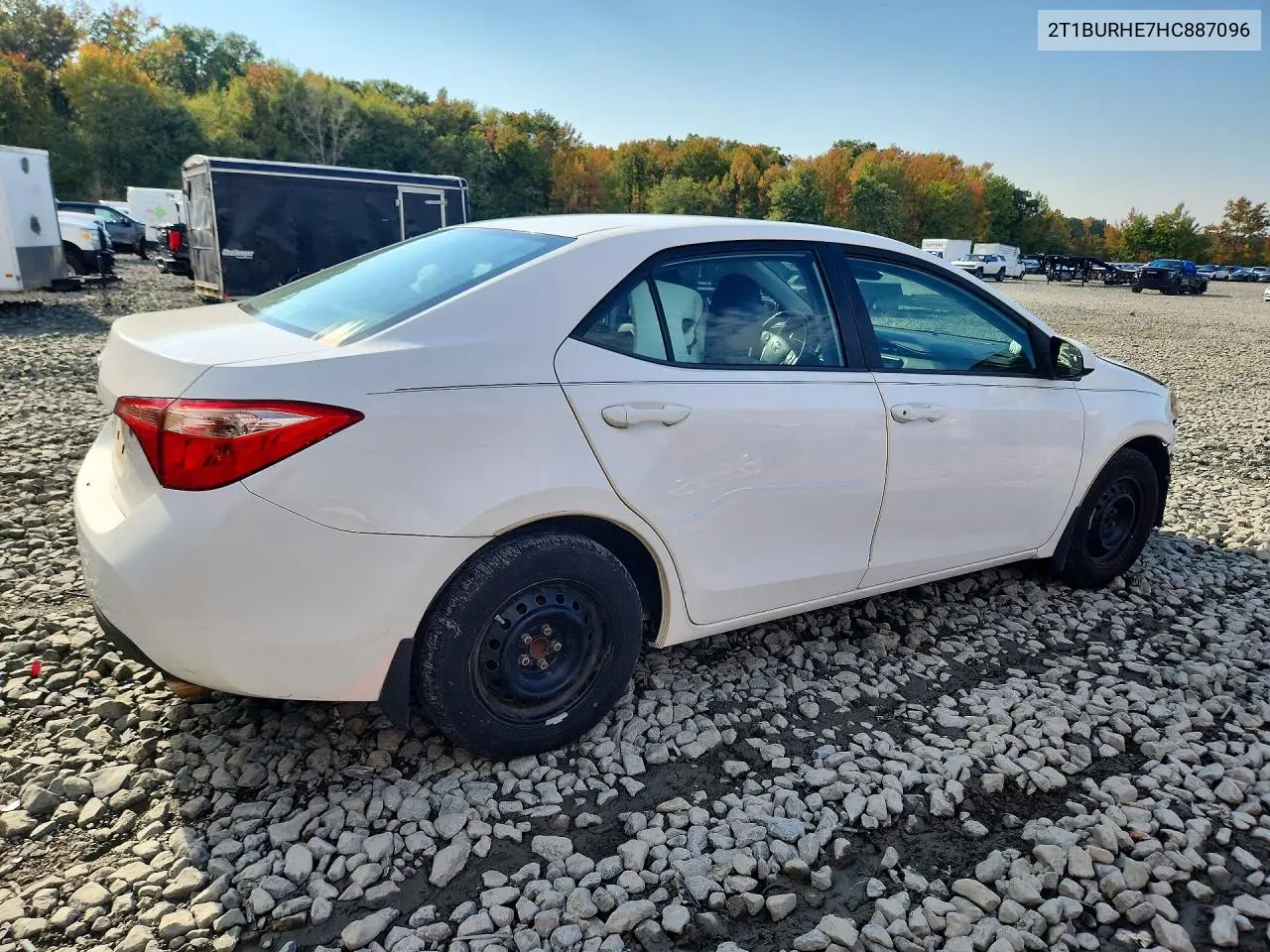 2017 TOYOTA COROLLA VIN 2T1BURHE7HC887096 — фото 3