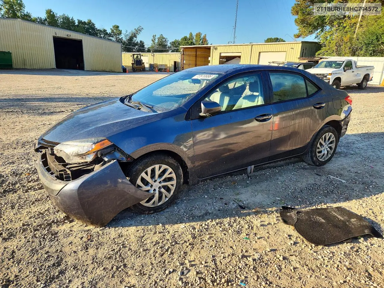 TOYOTA COROLLA 2017, VIN 2T1BURHE8HC794572