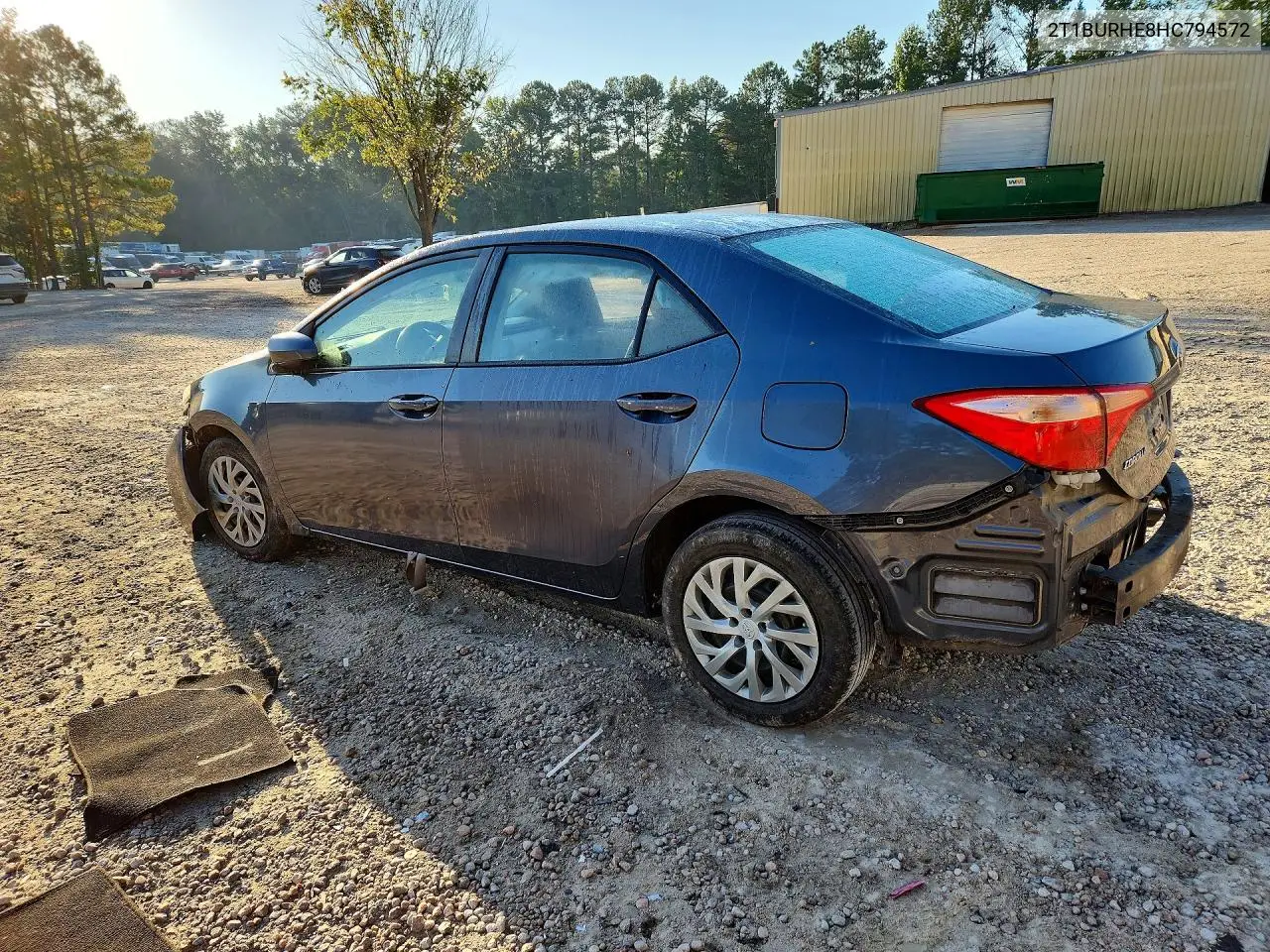 2017 TOYOTA COROLLA VIN 2T1BURHE8HC794572 — фото 2