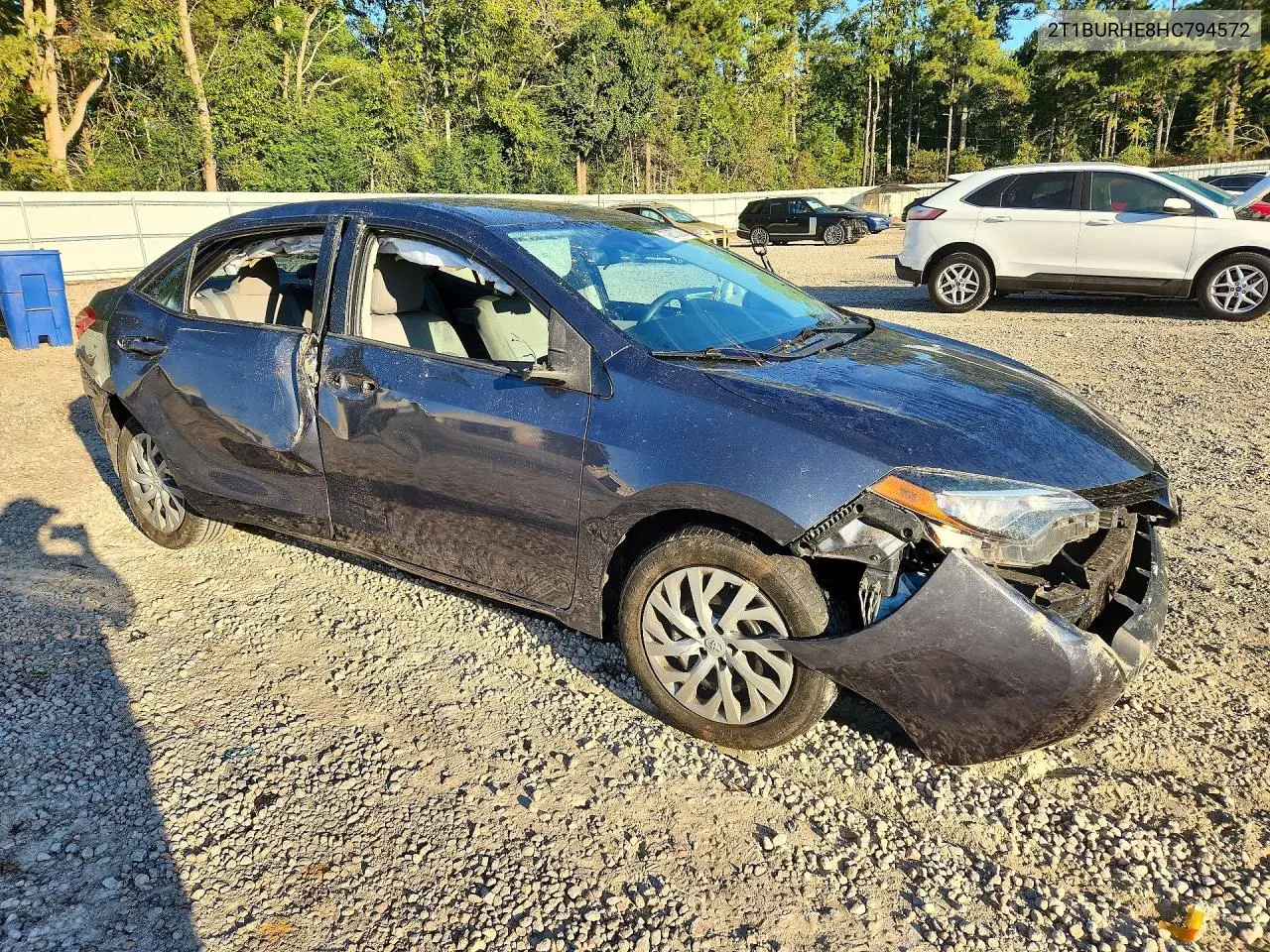 2017 TOYOTA COROLLA VIN 2T1BURHE8HC794572 — фото 4